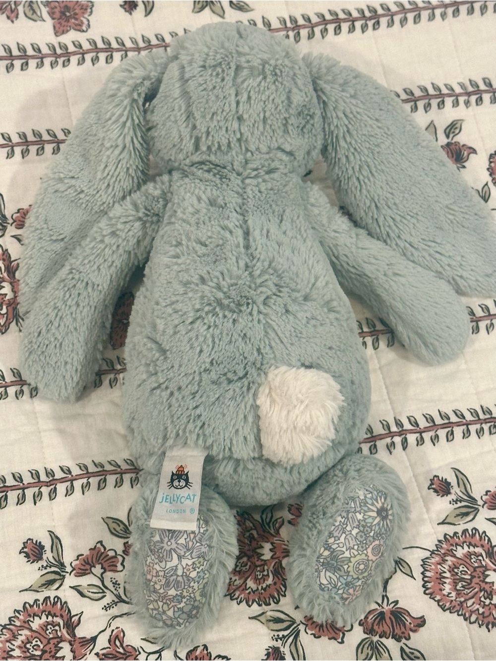Sage Green Jellycat Bunny - Picture 3 of 4